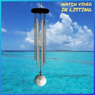 WOODSTOCK CHIMES CRYSTAL MEDITATION WIND CHIME CCMC ** FREE SHIPPING ** - Image 1 of 4
