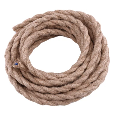 5 Meter Vintage Retro Hemp Rope Electric Wire Bulb Pendant Light Decoration - Image 1 of 3