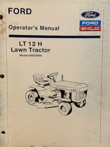 Tractor de césped Ford LT 12 H modelo 9800989 manual de operador - Imagen 1 de 1