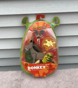 Shrek 2 Donkey with Double-Hooved Kick Action / New