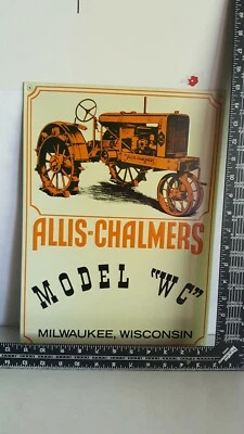 Allis Chalmers WC metal sign - Image 1 of 4