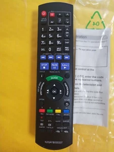 N2QAYB000337 Replaced Remote Fit for Panasonic Blu-ray Disc Recorder DMR-BS850E - Picture 1 of 1