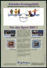 BRD KÜNSTLER-ETB 2001/06 2165/2166 SPORT SPORTS 