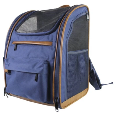 Nobby Rucksack Tomek blau für Hunde bis 8 kg, 43x20x28 cm, strapazierfähig - Bild 1 von 3