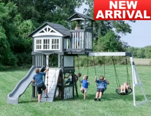 Children Playcentre and Swing Set (3-10 Years) - Picture 1 of 24