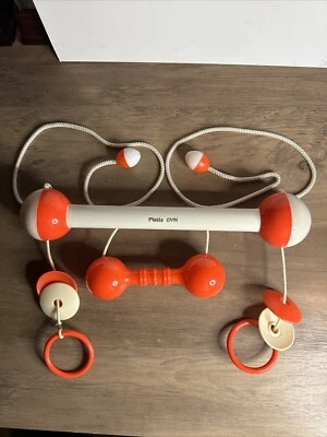 Vintage 1950s Plakie Jump-Up Gym for Babies Baby Crib , NOS - Image 1 of 4