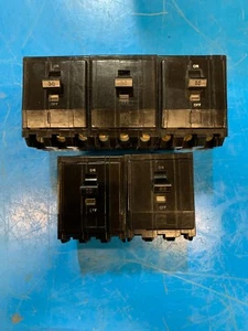 QO330 Square D Circuit Breaker (lot of 5) 30A 3 Pole - Picture 1 of 3