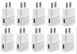 10x 2A USB Wall Charger Plug AC Home Power Adapter For Samsung Android LG MOTO - Picture 1 of 1