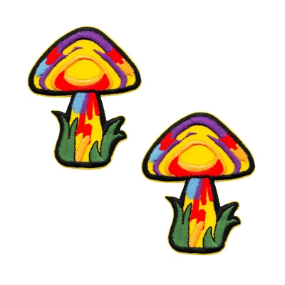 Magic Mushroom (2-Pack) Iron On Patch - Image 1 of 4