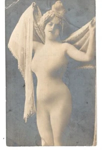Clara Ward Bodystocking Vintage Erotik Akt Vintage Postkarte - Bild 1 von 2