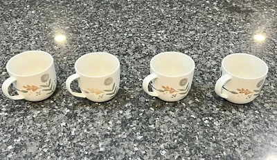 NEW West Elm Partridge & Pear Tree Mugs, Set/4, Bird, Flower, Christmas RARE! - Image 1 of 4