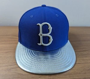 Brooklyn Dodgers New Era 59Fifty Two Tone Blue/Gray Fitted Hat Sz 7 1/8 - Picture 1 of 9