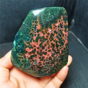 Raro 281G Natural Pulido Orbicular Océano Jaspe Reiki Curación R1063 - Imagen 1 de 10