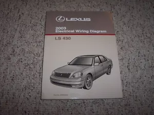 2003 Lexus LS430 LS 430 Factory Electrical Wiring Diagram Manual 4.3L V8 - Foto 1 di 1