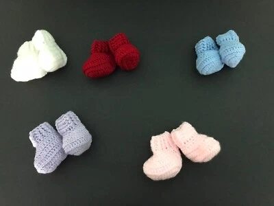 Zapatos de bebé de ganchillo botines de bebé de ganchillo zapatos de muñeca botines de muñeca Bpdc Foto 1 de 4