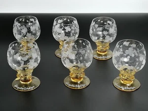 Theresienthal 6x Weingläser Herrgotts-Tröpfchen ca. 10 cm Beerennuppen - Bild 1 von 15