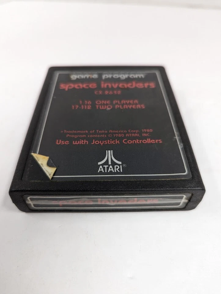 Space invaders Atari 2600 Authentic Video Game Vintage Original Tested Authentic - Image 1 of 1