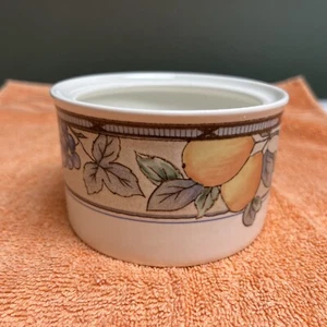 Mikasa Intaglio GARDEN HARVEST CAC29 Fruit Design Sugar Bowl no Lid - Picture 1 of 5