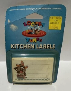 Looney Tunes Küchenetiketten 24 Karten selbstklebend RAR Vintage 1995 Taz - Bild 1 von 9
