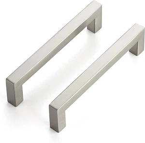 8 Pack Cabinet Handles,5 Inch Brushed Nickel Cabinet Pulls,Kitchen Cabinet Handl - Bild 1 von 6