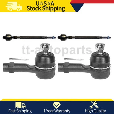 4X Extremo de varilla de amarre Delphi interior delantero para Mitsubishi Mirage 1998 1997 1996 Foto 1 de 3