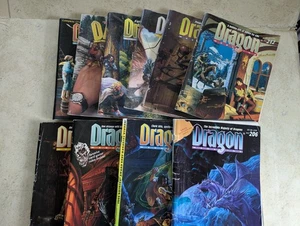 Dragon Magazine Vintage Lot 1994-95 10 Total Issues Numbers 206 + 209-217 - Picture 1 of 22