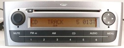 Autoradio Fiat F  199 CD SM2, MP3, 7355642340,  Code frei, Cancheck aus #001 - Bild 1 von 4
