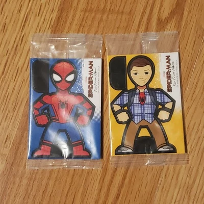 LOT Set of 2 Kellogg's Cereal Toy Marvel Studios Spider-Man Far From Home Cards - Image 1 of 2