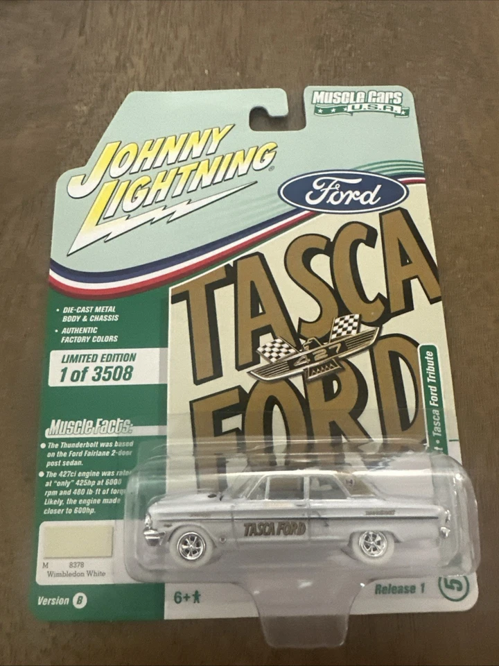 2021 Johnny Lightning 1964 Ford Thunderbolt TASCA Muscle Cars USA VS B Rel 1
