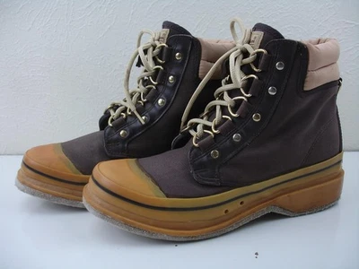 Hodgman Para hombres 8 M Lakestream Marrón Con Cordones Pesca Tobillo Vadeo Botas Suelas de Fieltro Foto 1 de 4