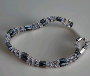 Hematite Necklace Or Bracelet Wrap - Picture 1 of 5