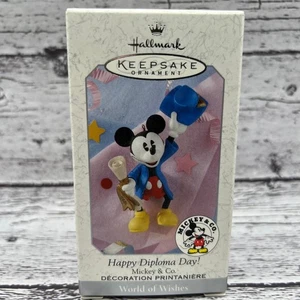Hallmark Mickey Mouse Happy Diploma Day Keepsake Ornament 1999 - Picture 1 of 6