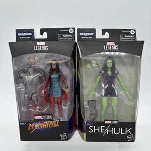 Figuras de acción Hasbro Marvel Legends Series Disney Plus She-Hulk y Ms Marvel - Imagen 1 de 3