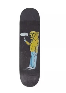 Supreme Neil Blender Cheetah Skateboard Deck W/ Sticker ~ Black Brand NEW FW2023 - Picture 1 of 2