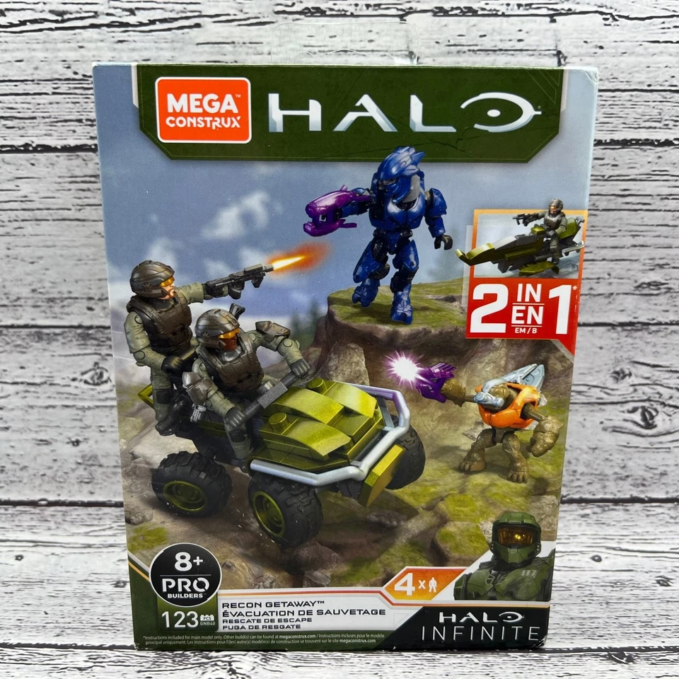 Mega Construx Halo Infinite Recon Getaway GNB40 123 pcs 2-in-1 - Image 1 of 4