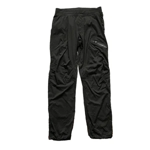 Lululemon Seawall Track Pants Mens Large Soot Black Straight Leg Joggers Cuffed - Picture 1 of 12