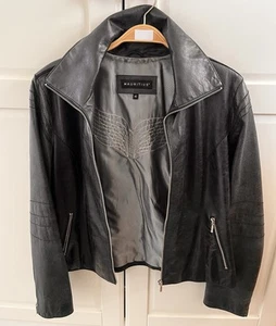 Lederjacke Mauritius Gipsy anthrazit echt Leder Damen Nappaled.„neuwertig“ Biker - Bild 1 von 12