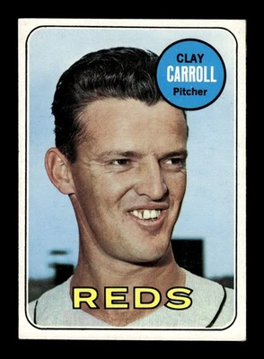 1969 Topps Set Break #26 Clay Carroll EX-EX/MT *BNCARDS* Foto 1 de 2