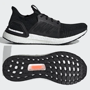 adidas UltraBOOST 19 Mens SIZE 9.5 11 Running Shoes Core Black - Picture 1 of 12