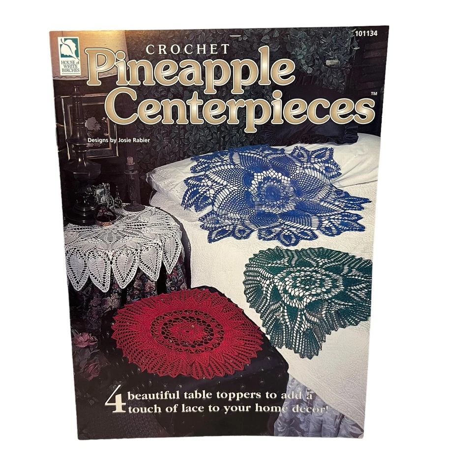 Josie Rabier House of White Birches Crochet Pineapple Centerpieces #101134 - Image 1 of 4