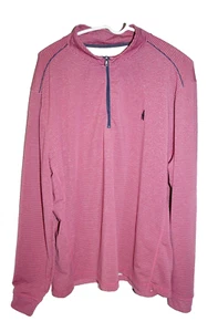 Johnnie O Golf Shirt Pullover 1/4 Zip Mens XL Performance EUC - Picture 1 of 7