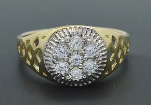 Real 10k Yellow solid Gold Classic Rolex  Mens Ring 3.4gram, 11.4mm all sizes - Picture 1 of 5