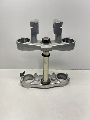 Yamaha YZ250F 2002 horquillas delanteras inferior superior triple árbol vástago abrazadera OEM Foto 1 de 4