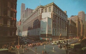 Harold Square - Macy's Dept. Laden - New York City, New York - unbespielt RPPC - Bild 1 von 3