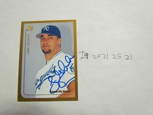 1999 Topps Jay Gehrke Signed Baseball Card