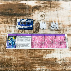 Transformers G1 OVERKILL Cassette - 100% Complete with Spec Card - Picture 1 of 1