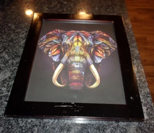 THE YEAR OF THE ELEPHANT - Canvas Wall Art Home Decor - 17" x 14" - - Bild 1 von 8