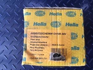 New Hella 24 Volt Xenon Oval 100 Amber HID Worklight 15228AA 1GA996261791 - Picture 1 of 4