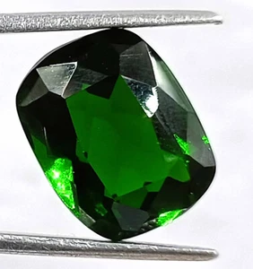 Nuevo granate verde natural tsavorita 14 quilates con certificación EGL corte cojín piedra preciosa - Imagen 1 de 10