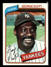 George Scott 1980 Topps #414  Baseball Card